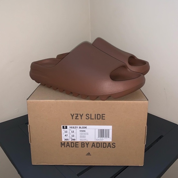 Yeezy | Shoes | Adidas Yeezy Slides Flax | Poshmark